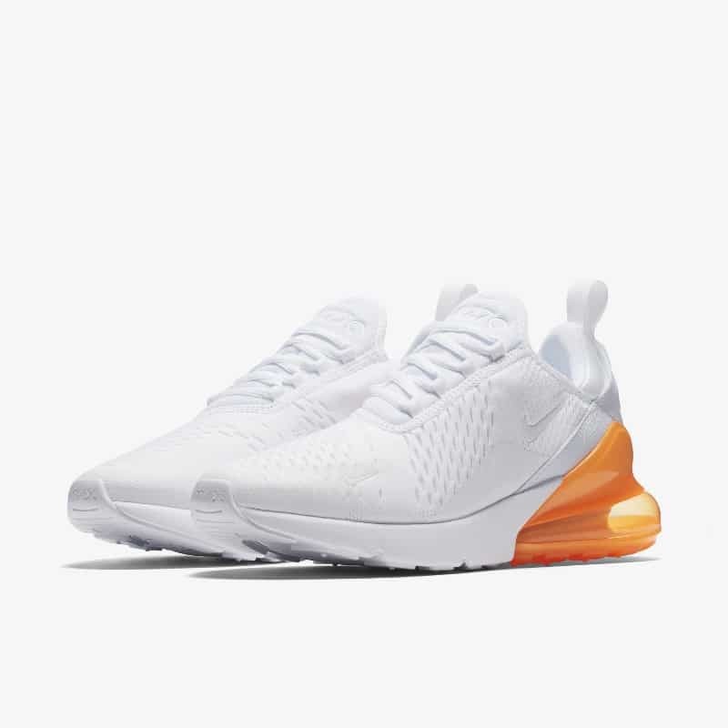 Nike Air Max 270 White Total Orange AH8050 102 Grailify